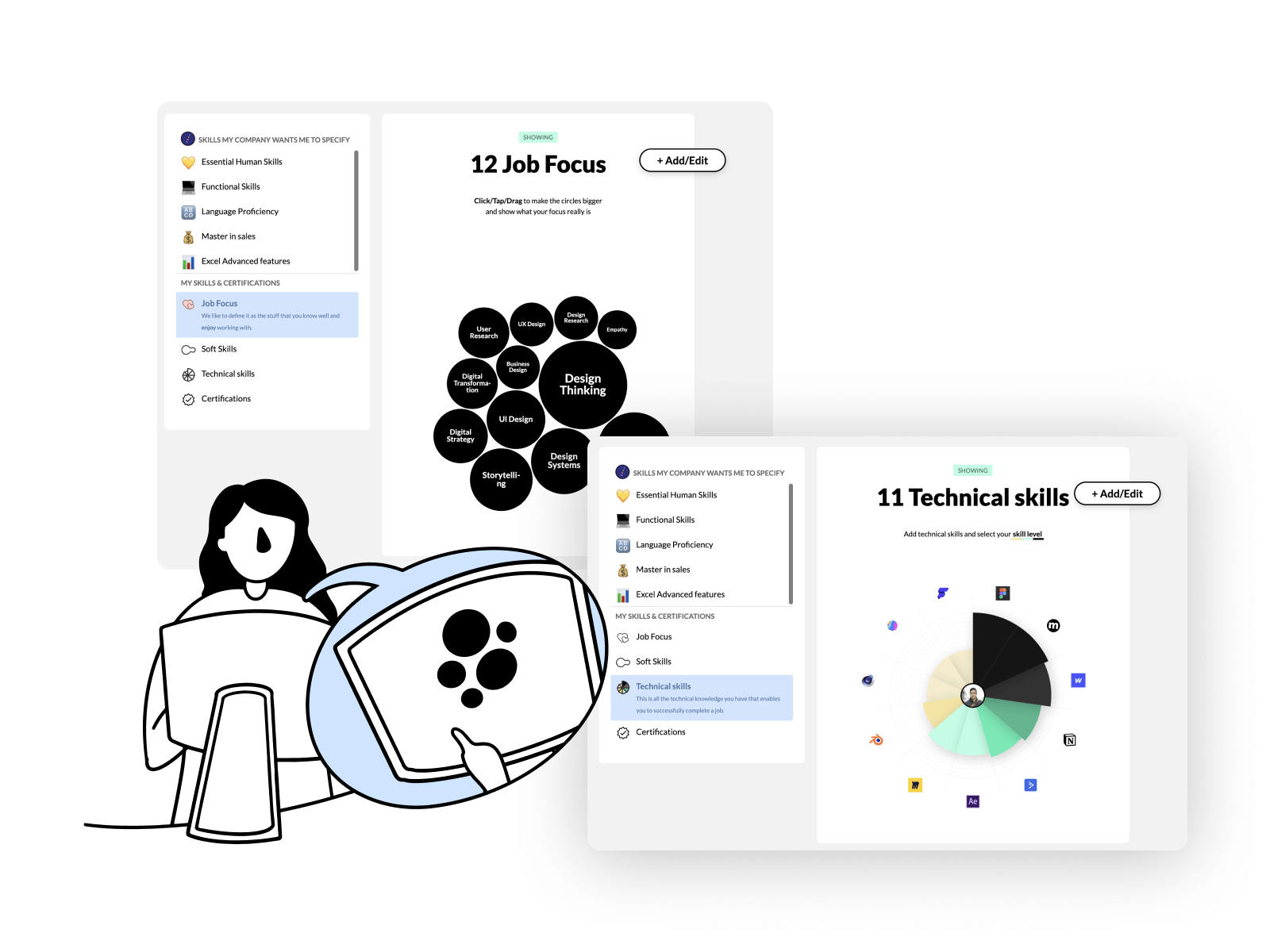 Skill mapping: Map the skills and competencies of all employees