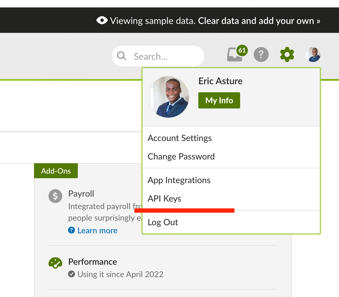 BambooHR API integration to MuchSkills