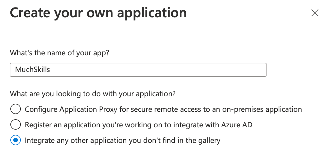 Setup Azure AD with MuchSkills